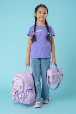 Wia Kawaii Kore Tarzı Ayıcıklı İlkokul ve Beslenme Çantası - 45