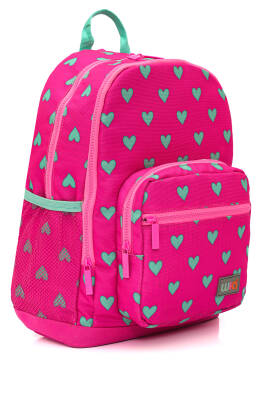 Wia Kids Kalp Desenli 4 Bölmeli İlkokul Çantası - 8
