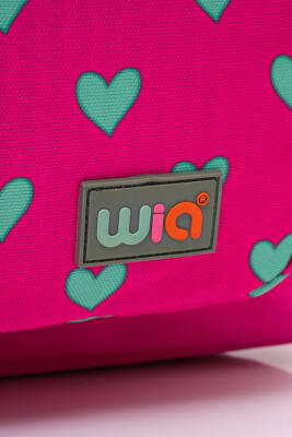 Wia Kids Kalp Desenli 4 Bölmeli Okul Çanta Seti - 6