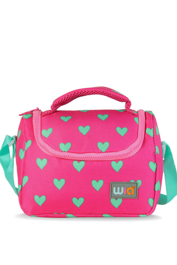 Wia Kids Kalp Desenli Kız Çocuk Beslenme Çantası - 1