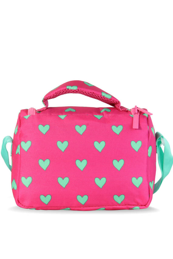 Wia Kids Kalp Desenli Kız Çocuk Beslenme Çantası - 4