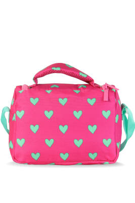 Wia Kids Kalp Desenli Kız Çocuk Beslenme Çantası - Wia
