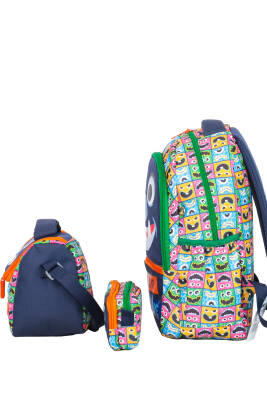 Wia Monster Erkek Çocuk Çanta Seti - Wia