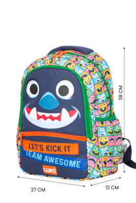Wia Monster Erkek Çocuk Çanta Seti - 6