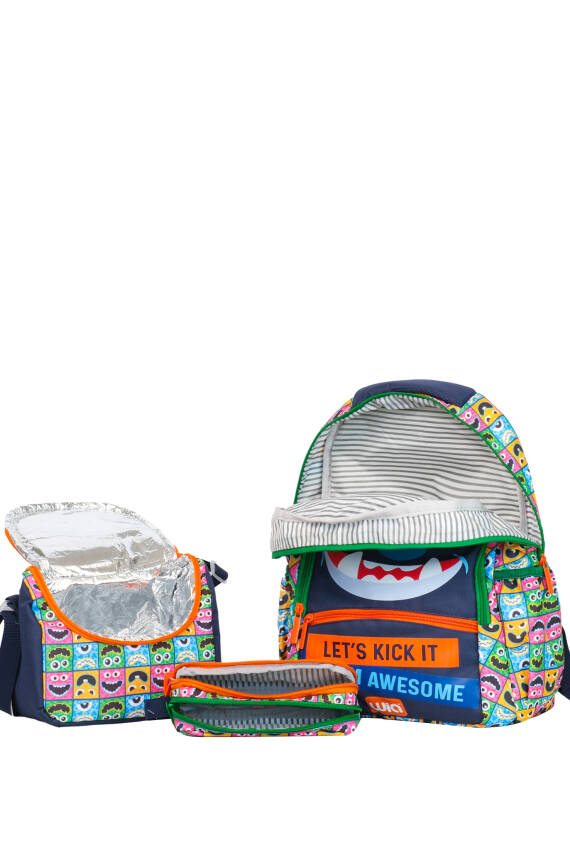 Wia Monster Erkek Çocuk Çanta Seti - 5