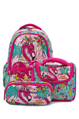 Wia Palm Flamingo Kız Çocuk Okul Seti - 13