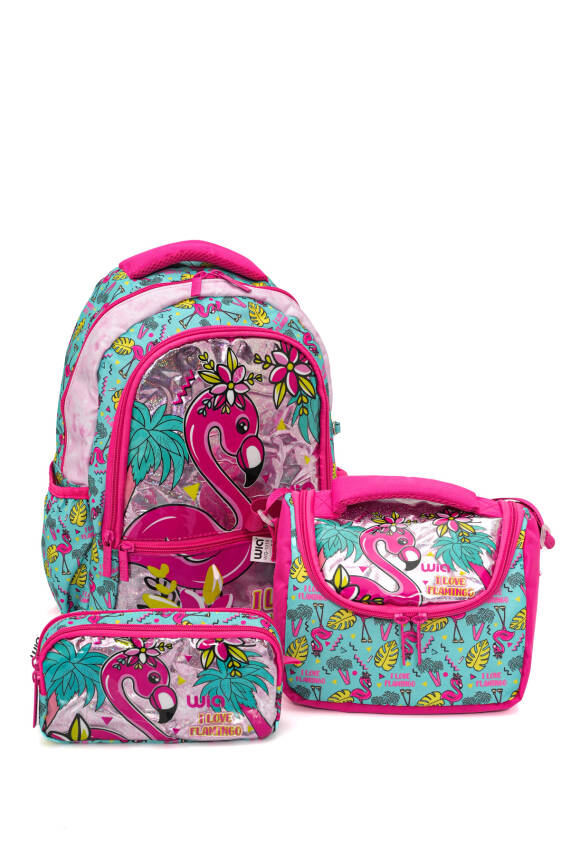 Wia Palm Flamingo Kız Çocuk Okul Seti - 1