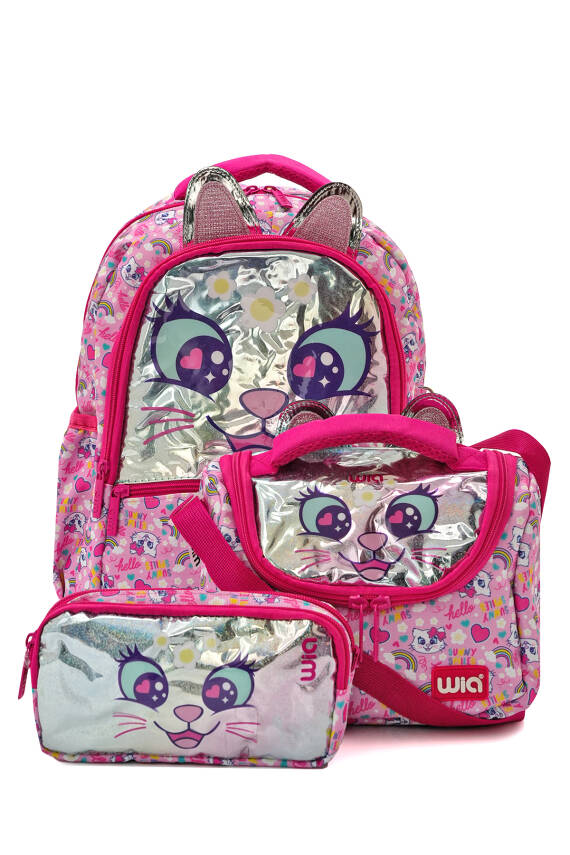 Wia Sweet Cat Kız Çocuk Okul Seti - 8