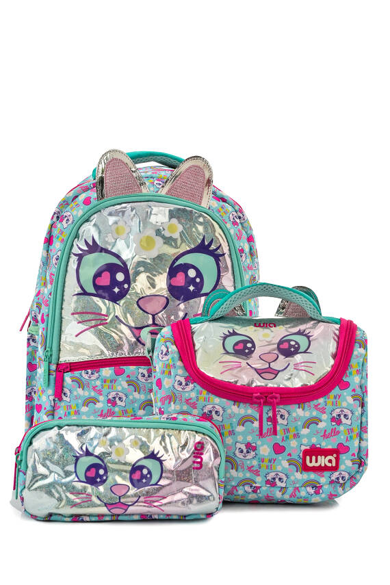 Wia Sweet Cat Kız Çocuk Okul Seti - 14